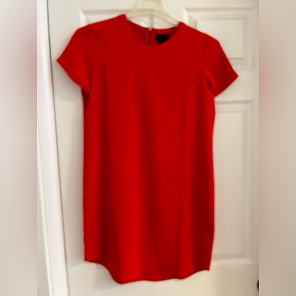 Red shift dress - Picture 4 of 5